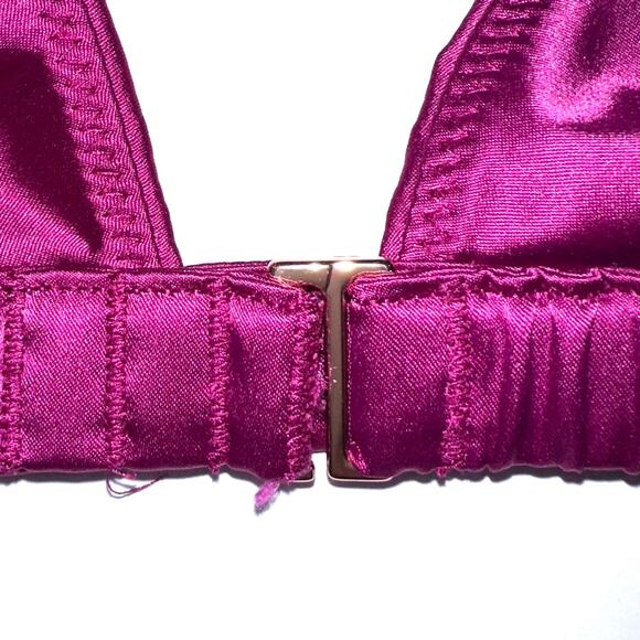 Victoria's Secret Pink and Purple Satin Bras - Picture 8 of 12
